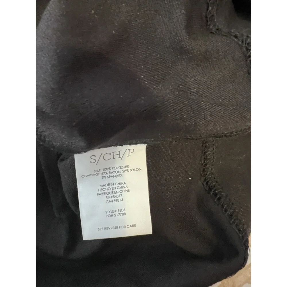 Cabi Women Blouse  Black Size Small‎ 3/4 Sleeve